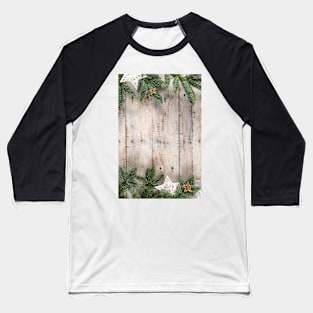 Christmas theme background in vintage tone. Baseball T-Shirt